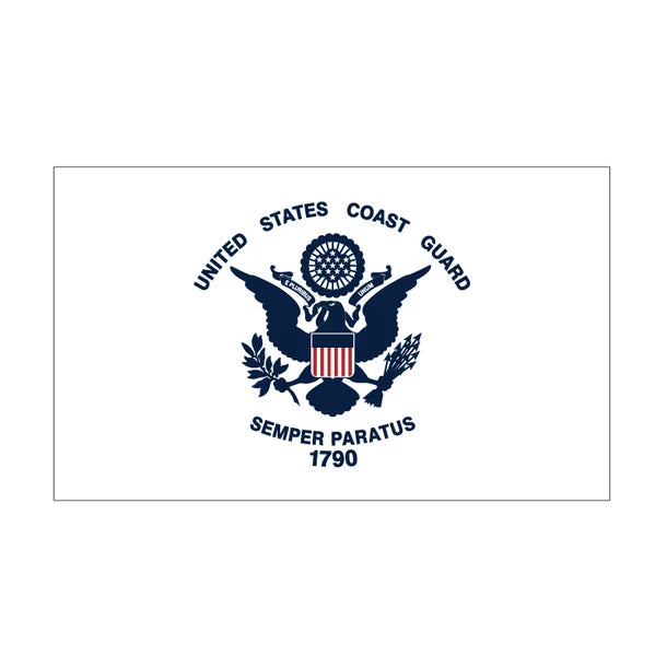 Eder Flag 3' x 5' Coast Guard Flag - Nylon