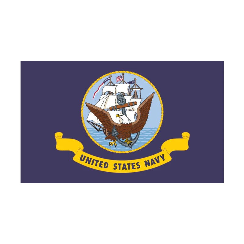3' x 5' Navy Nylon Flag