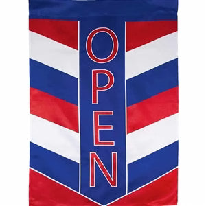 In The Breeze Open Patriot Garden Flag