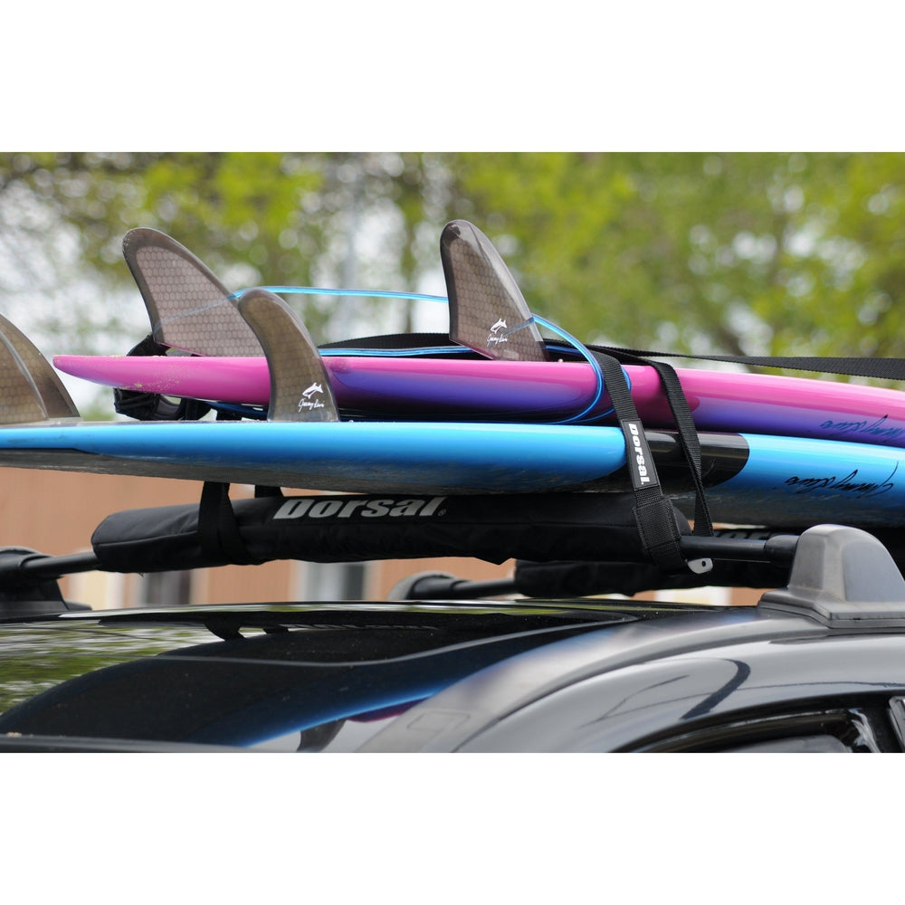 DORSAL Aero Roof Rack Pads for Crossbars - Set of 2 for Surfboards Kayaks SUP Snowboards Paddleboard and Canoe