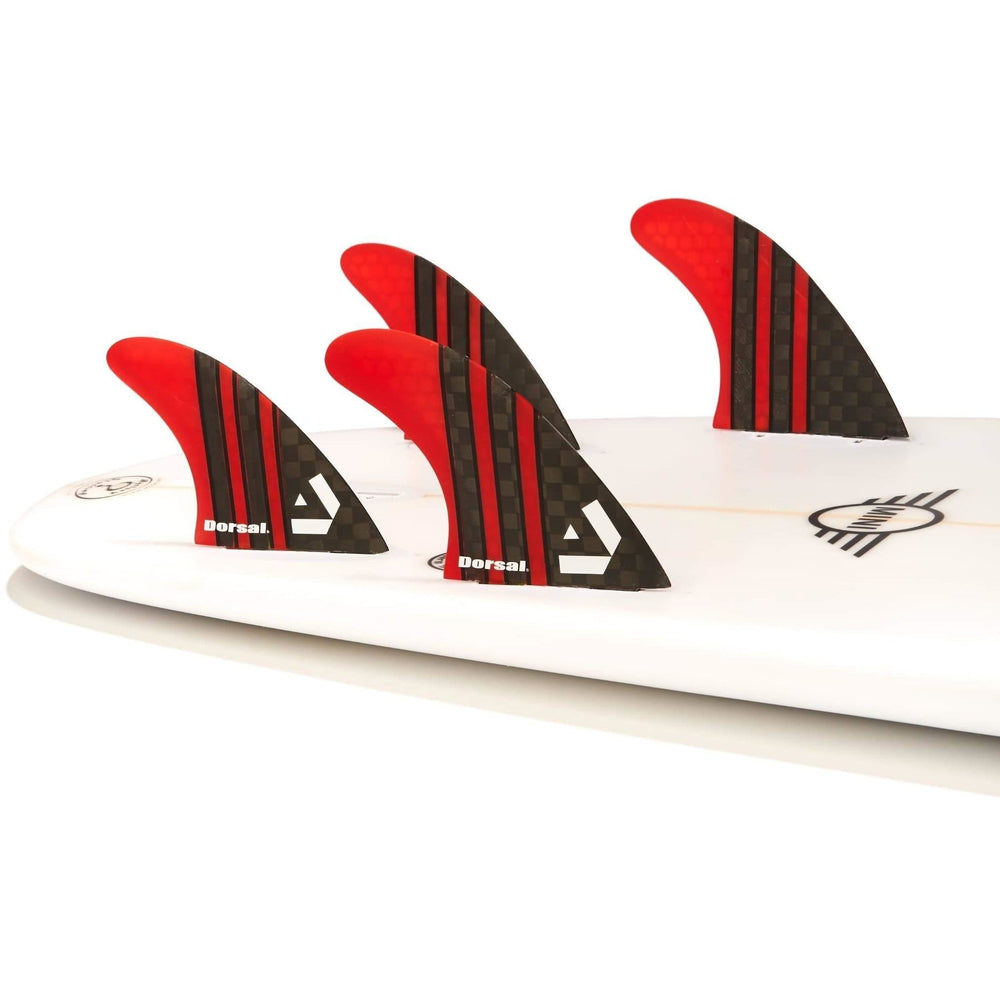 DORSAL Surfboard Fins Quad 4 Set FCS Compatible