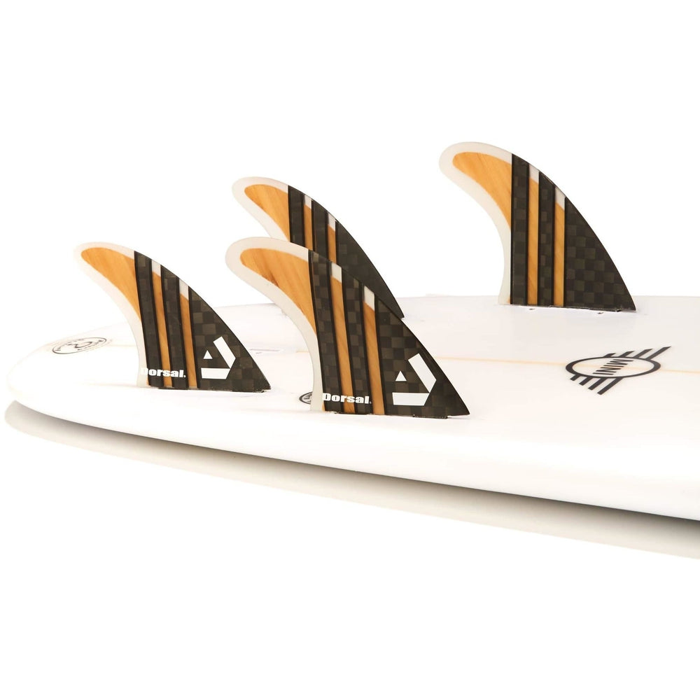 DORSAL Surfboard Fins Quad 4 Set FCS Compatible
