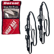 DORSAL Wrap Rax Double Surfboard Soft Roof Rack Pads with Straps - Pack of 2 Corrosion Resistant Buckles, Universal Fit, Trucks SUVs - Longboards, Short Boards, SUP, Soft Tops