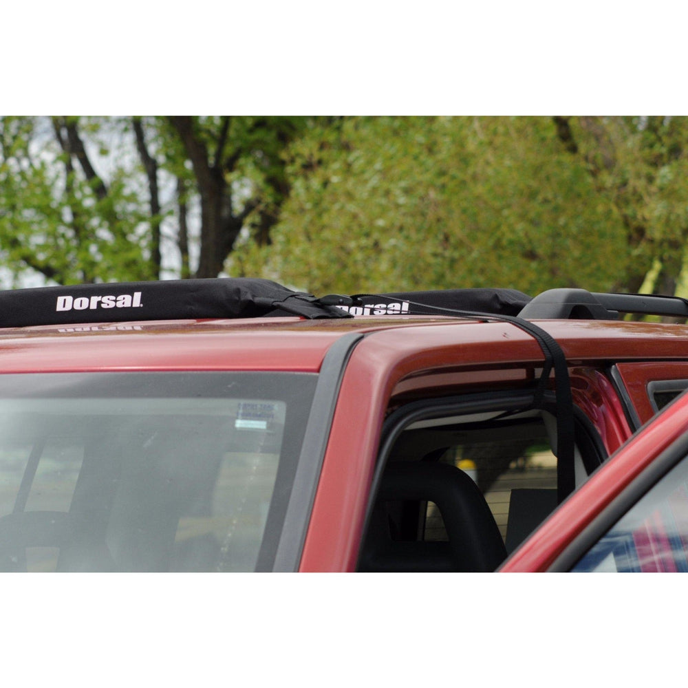 DORSAL Wrap Rax Double Surfboard Soft Roof Rack Pads with Straps - Pack of 2 Corrosion Resistant Buckles, Universal Fit, Trucks SUVs - Longboards, Short Boards, SUP, Soft Tops