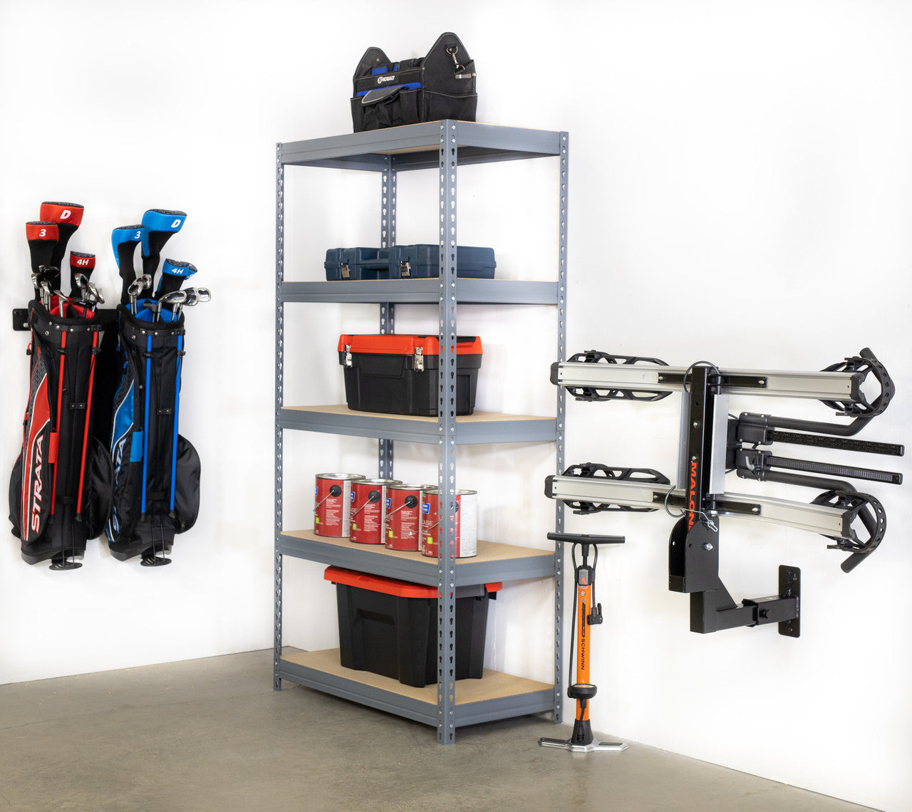 1.25" Haymarket Hitch Wall Mount  | Holds Bike or Cargo Car Rack