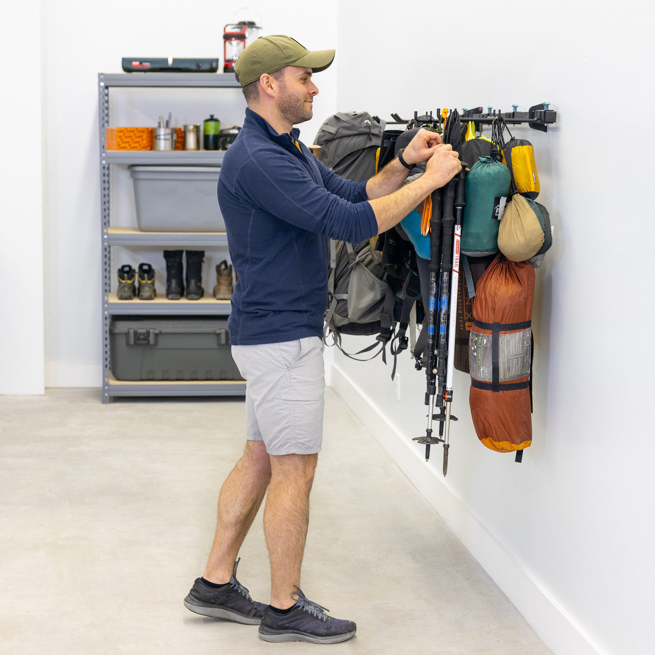 G-Hike & Camp | Adjustable Wall Storage System | Holds 300 lbs