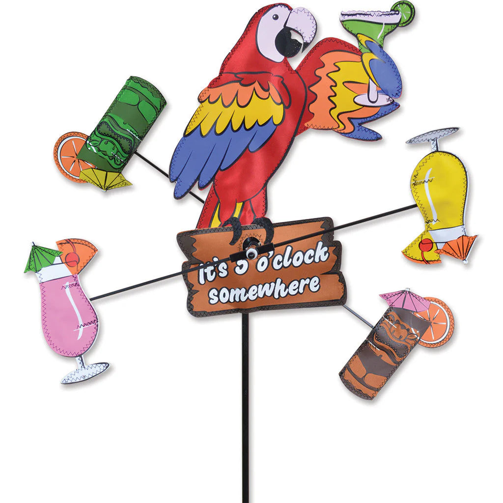 Island Parrot 12in Whirligig