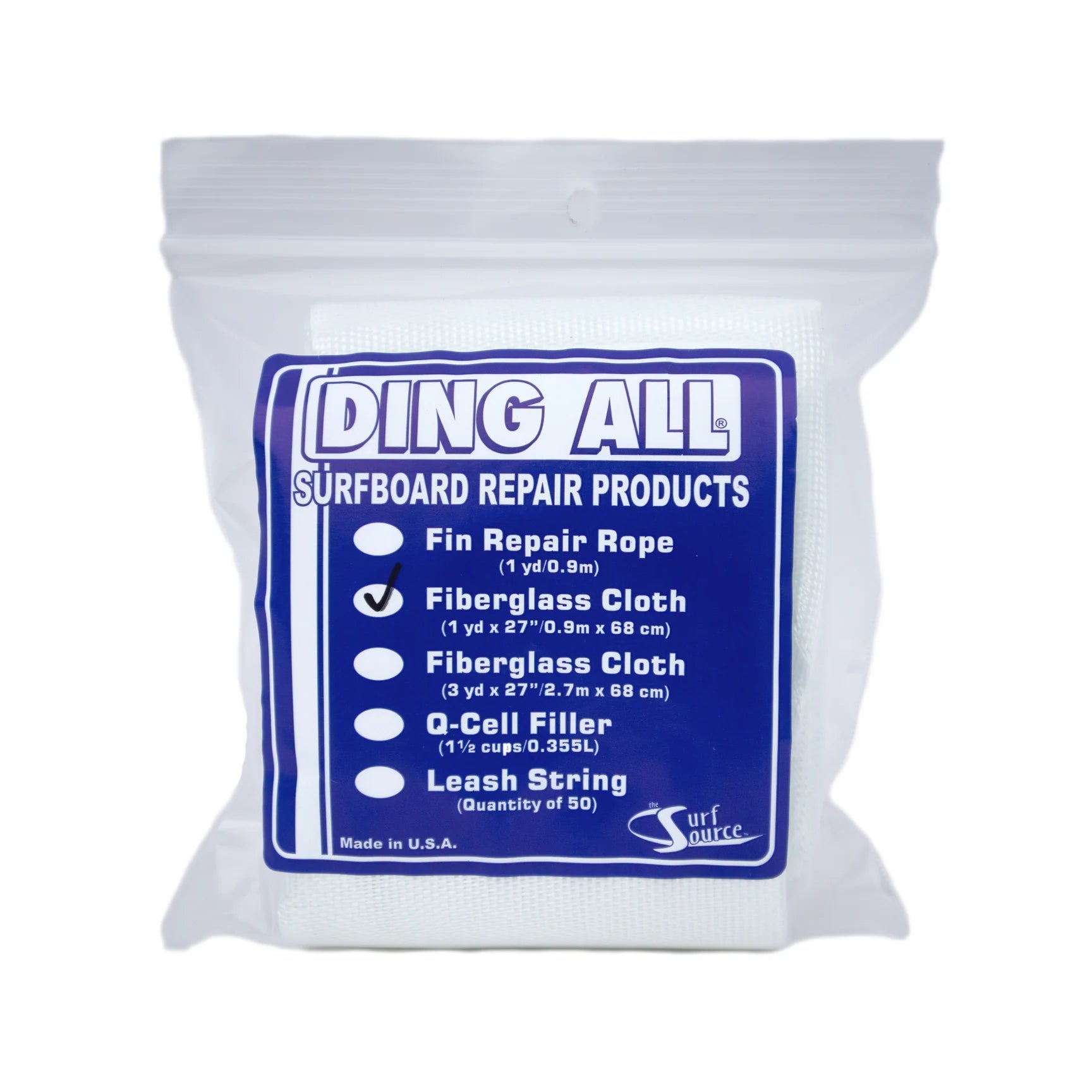 Ding All Fiberglass Cloth 4oz