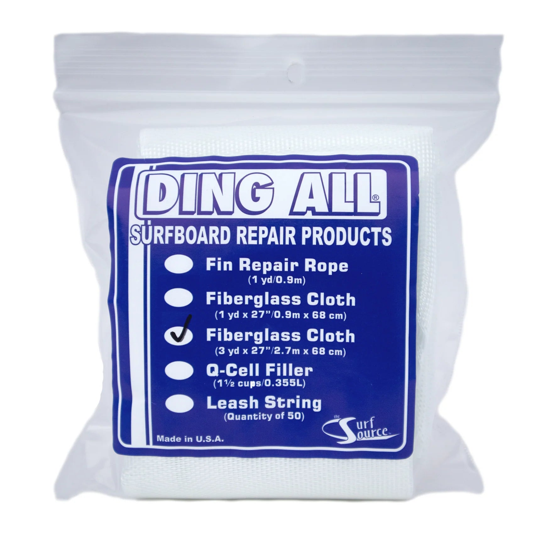 Ding All Fiberglass Cloth 4oz