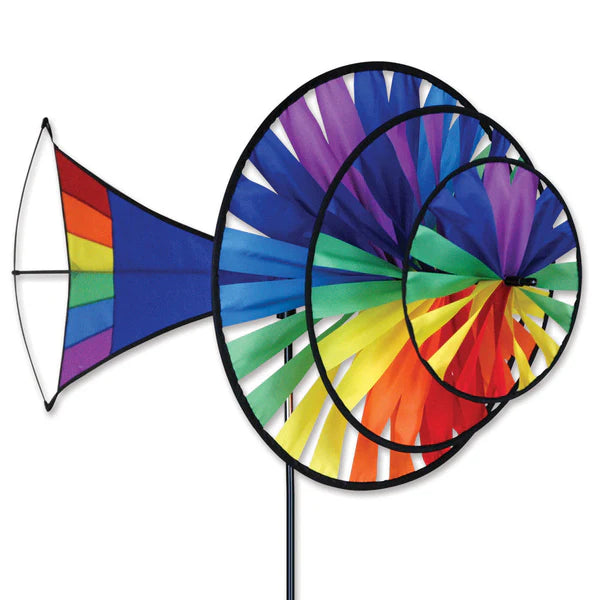 Rainbow Large Triple Spinner