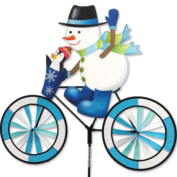 Snowman Bicycle Spinner 30"