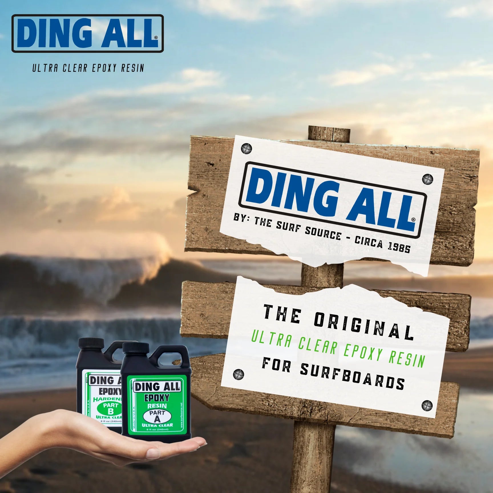 Ding All Epoxy Resin Set