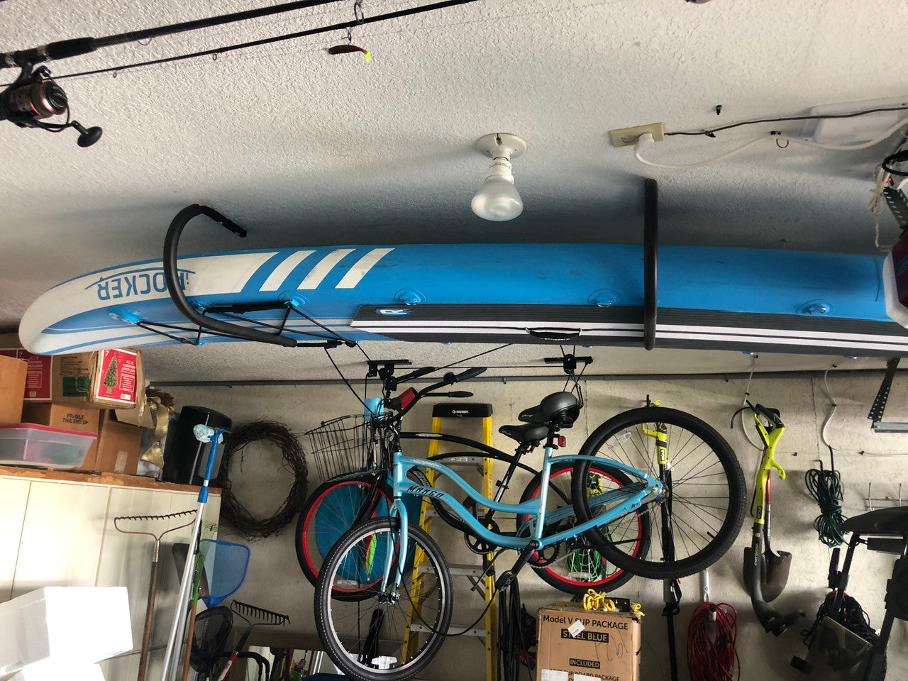 Hi-Port 1 | Surfboard Storage Ceiling Rack | Holds 50 lbs – Jupiter ...