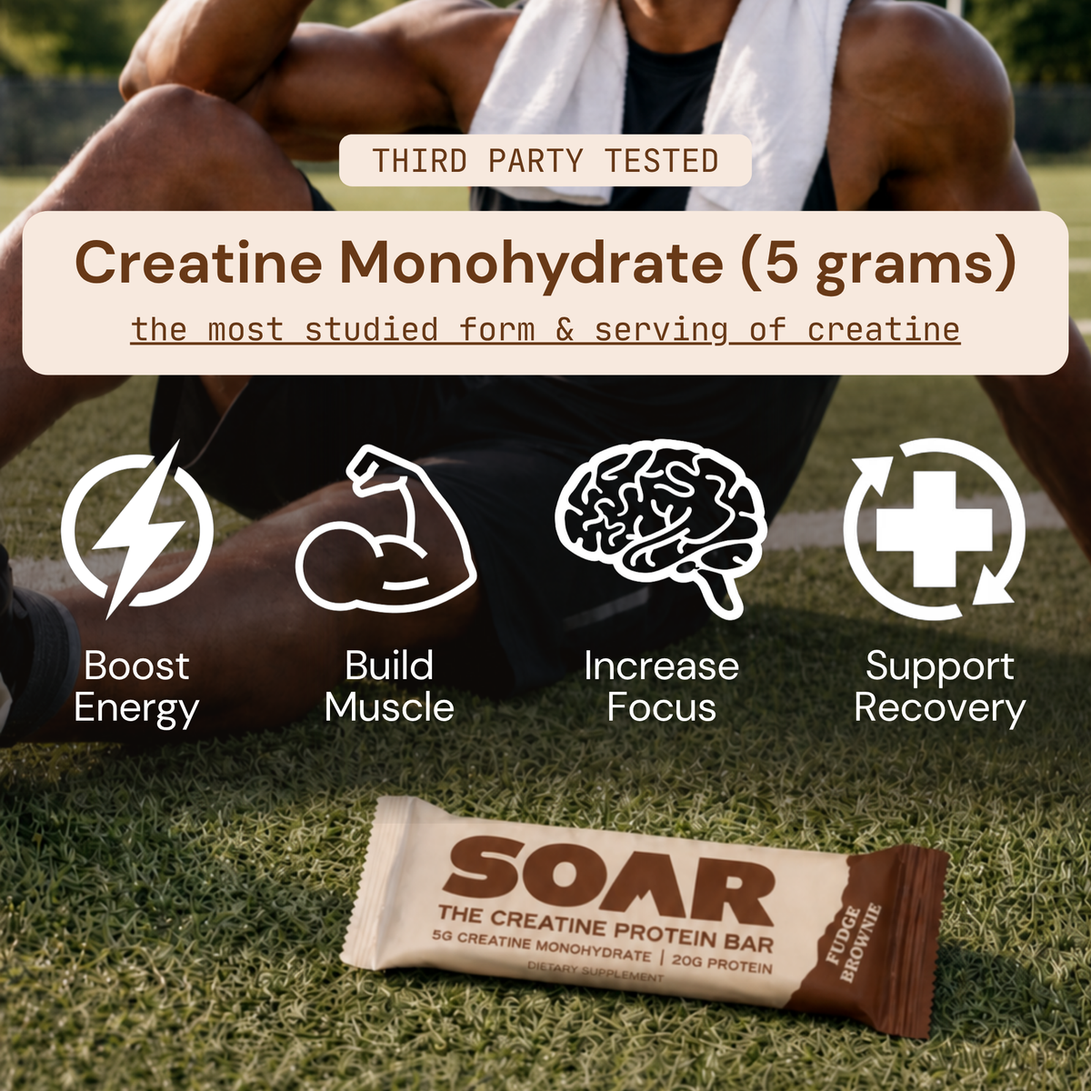 The Creatine Protein Bar - Fudge Brownie