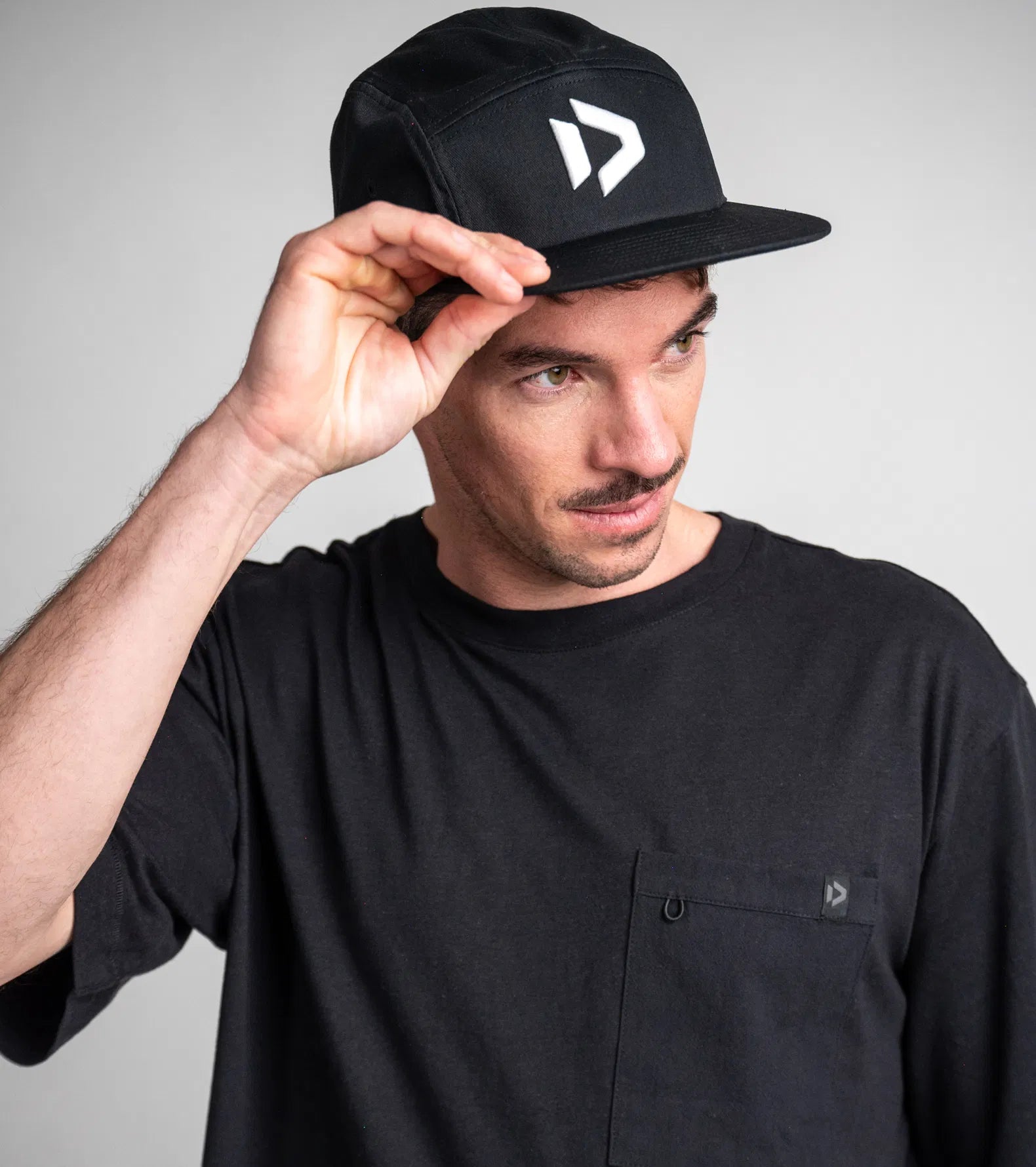 Duotone 5 Panel Flat Icon Hat