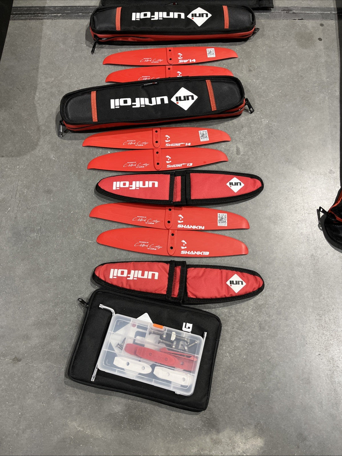 Unifoil Complete  75cm Katana Carbon Mast Foil Kit