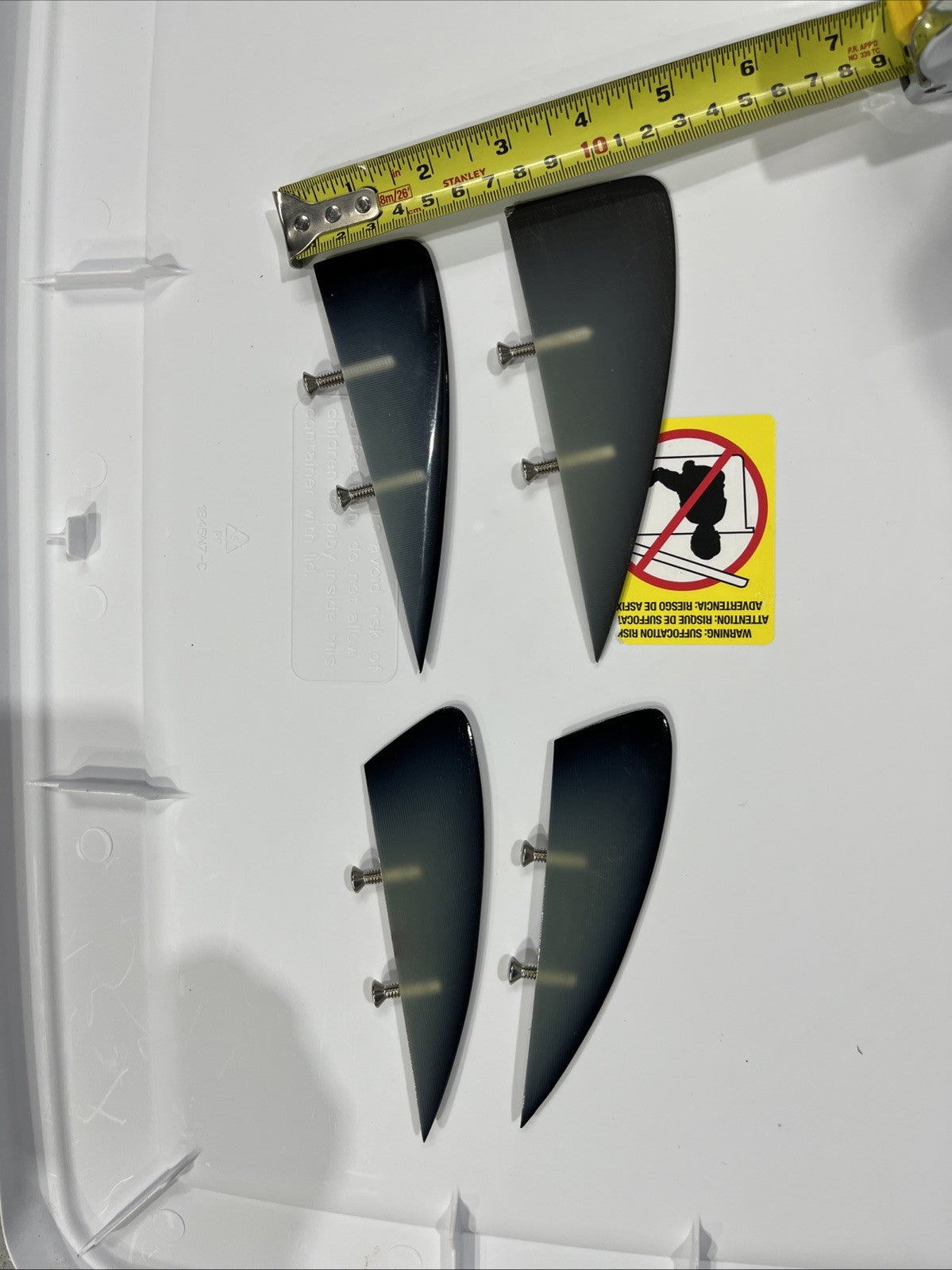 Jimmy Lewis Kiteboard Fins / Asymmetrical 