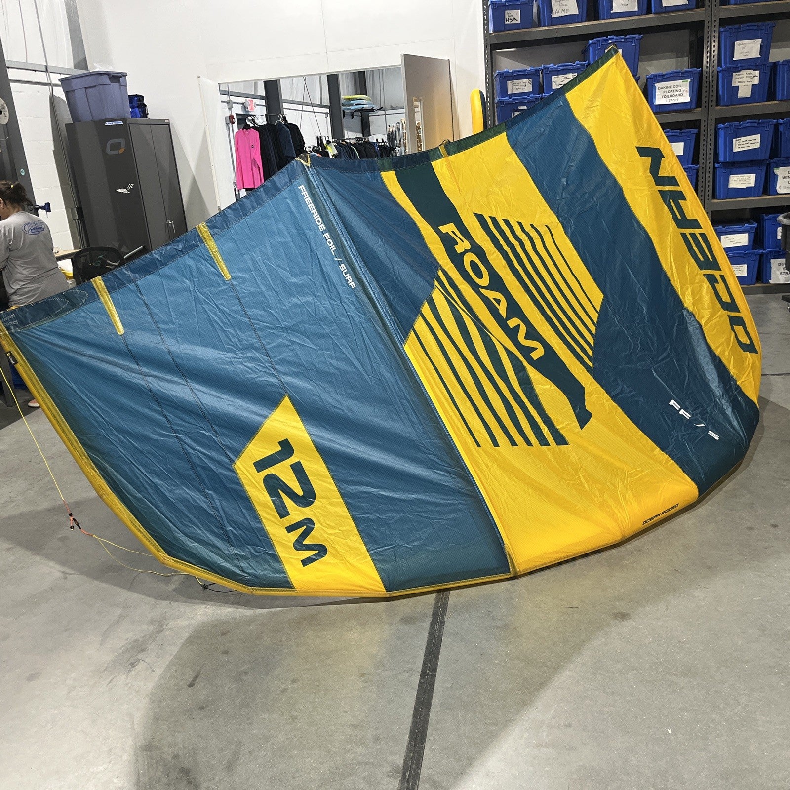 Ocean Rodeo Roam 12m Aluula Kite  ONLY FLOWN 1 TIME