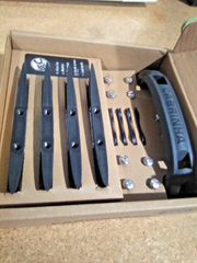 Cabrinha Kiteboard 4- 50mm  Fins,Handle, & Hardware