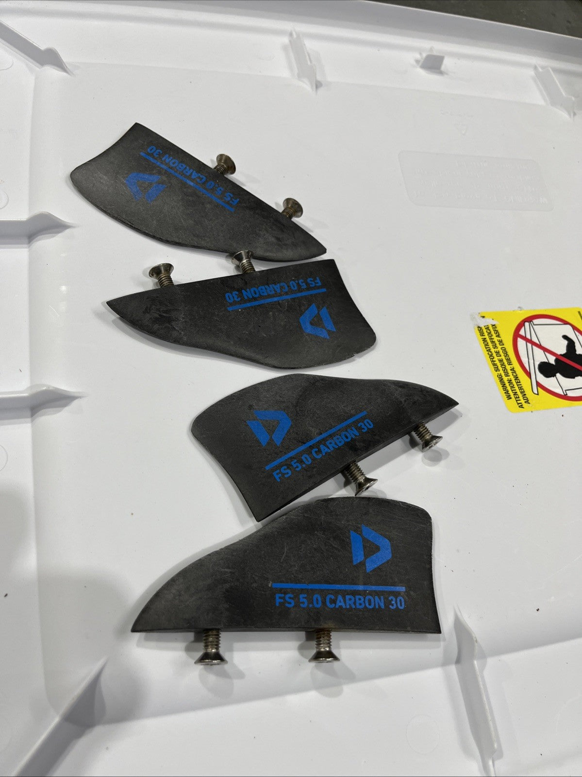 Duotone Carbon 5.0 Kiteboard Fins 