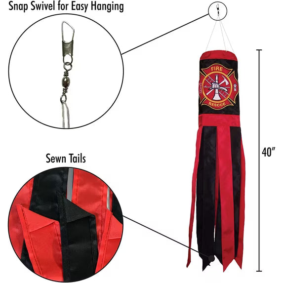Fire Rescue Windsock