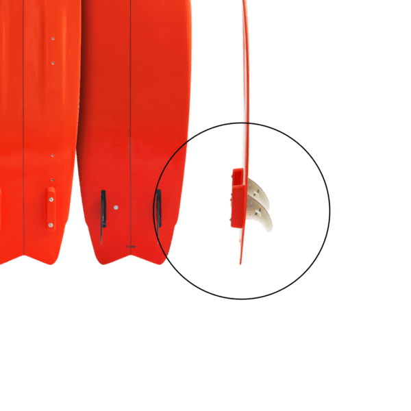 F-one Fins 4.5 For Sit Kite (TUTTLE BOX) x2