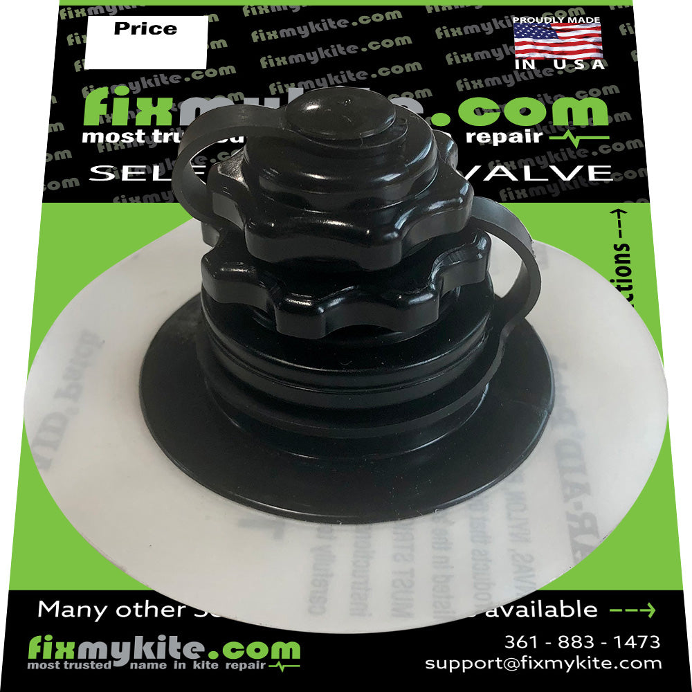 Fixmykite.com PKS ProFlow Screw Valve - Black Base