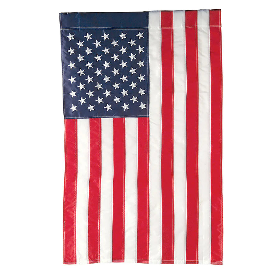 American Garden Applique Flag