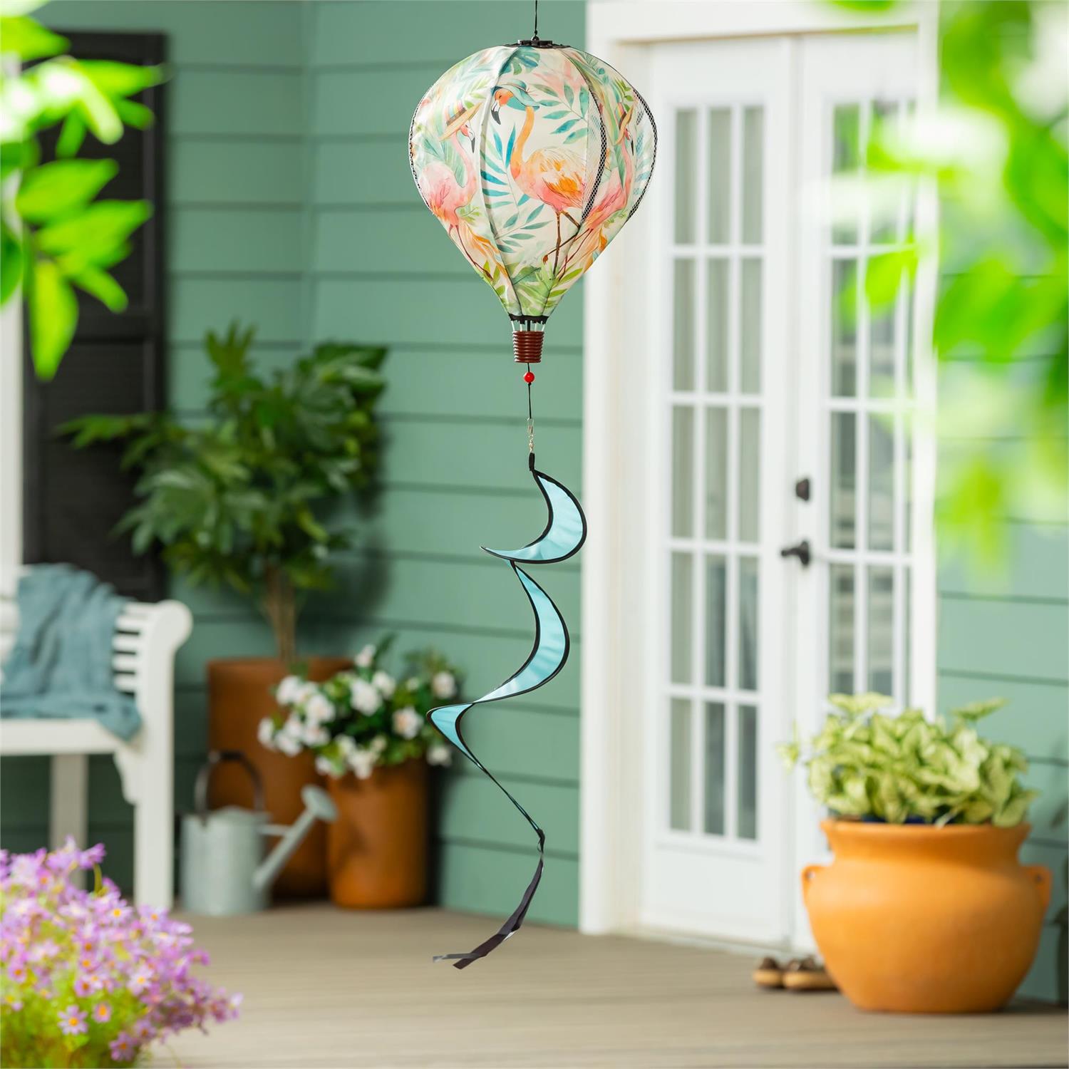 Palm Beach Flamingos Balloon Spinner