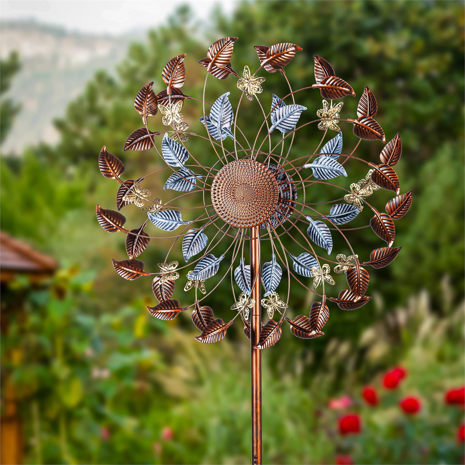 Botanic Breeze Wind Spinner 75" H