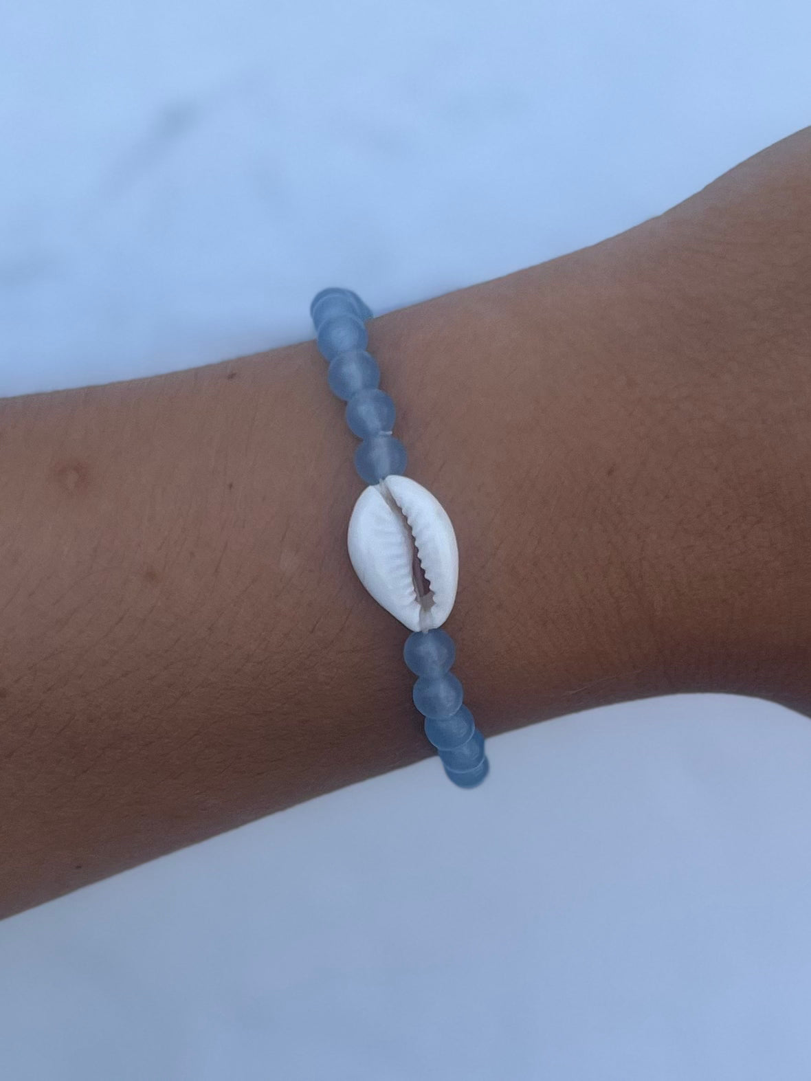 Charming Shark Beaded Cowrie Bracelet