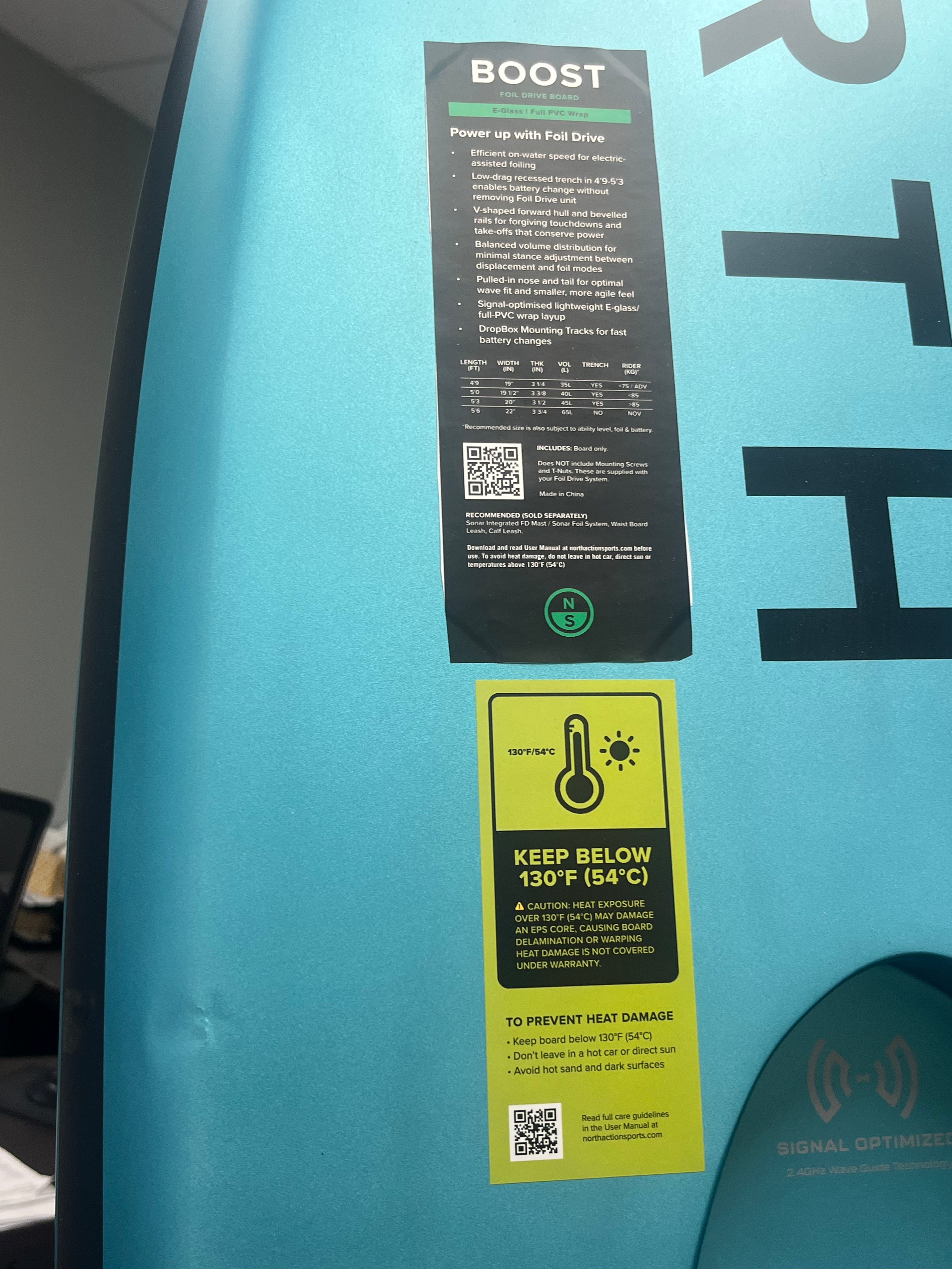 DEMO - North Boost Foil Board