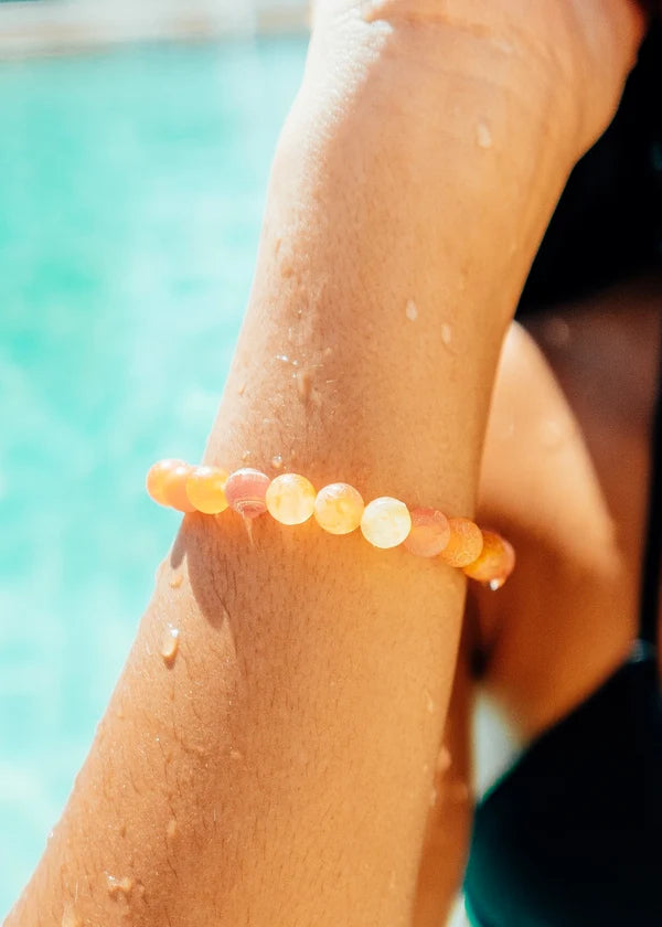 Charming Shark Cracked Agate Bracelet