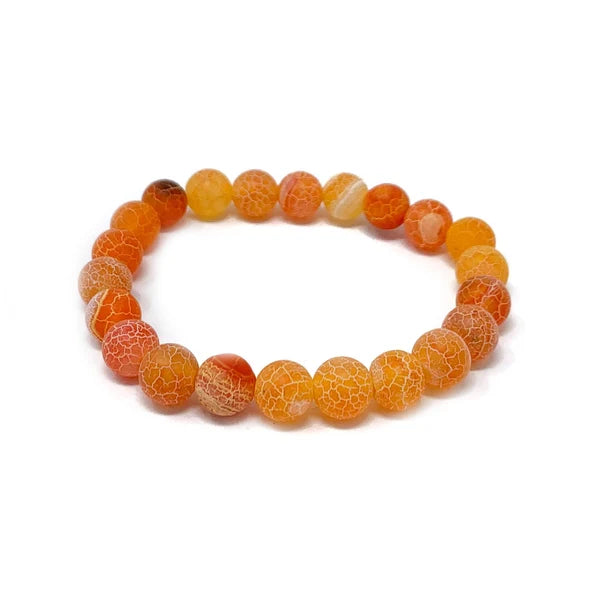 Charming Shark Cracked Agate Bracelet