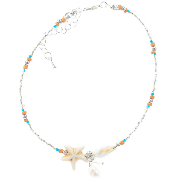 Charming Shark Beach Goddess Anklet