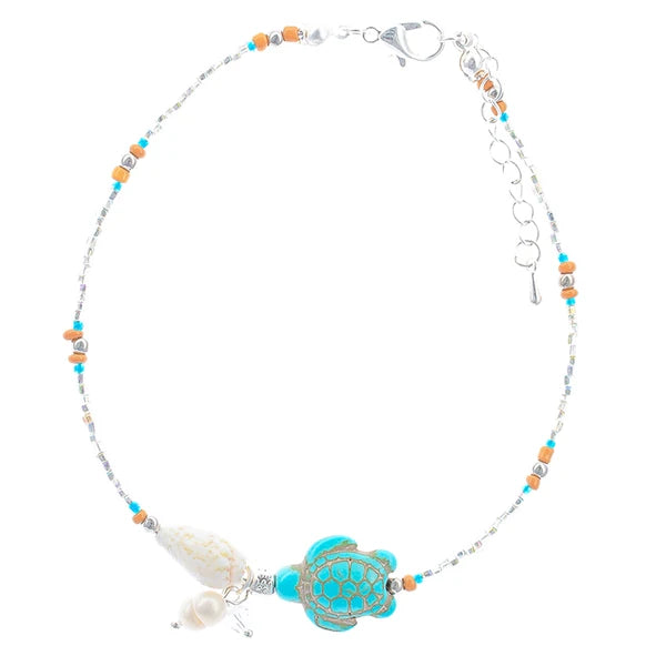 Charming Shark Beach Goddess Anklet