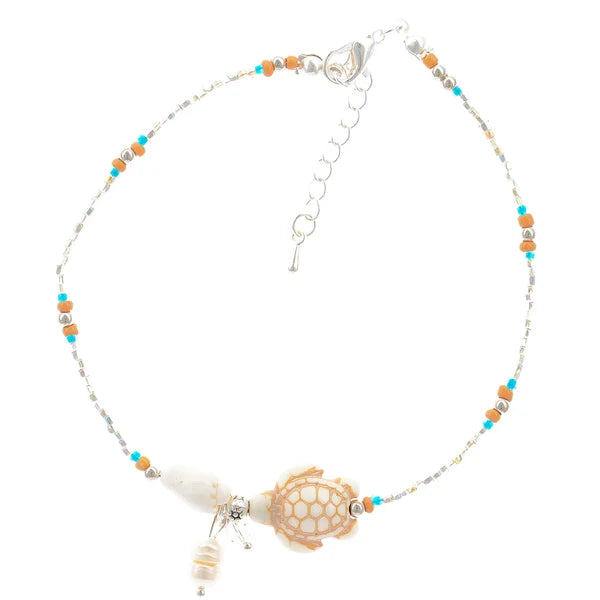 Charming Shark Beach Goddess Anklet
