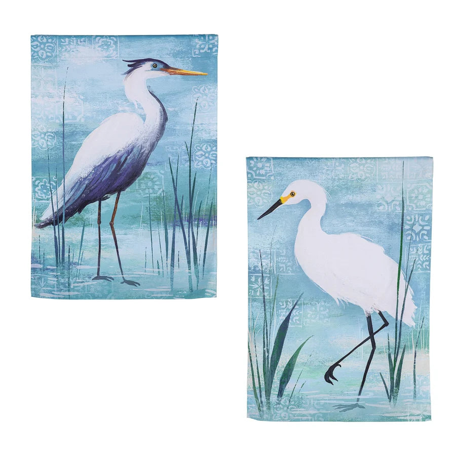 Evergreen Blue Heron Reversible House Flag