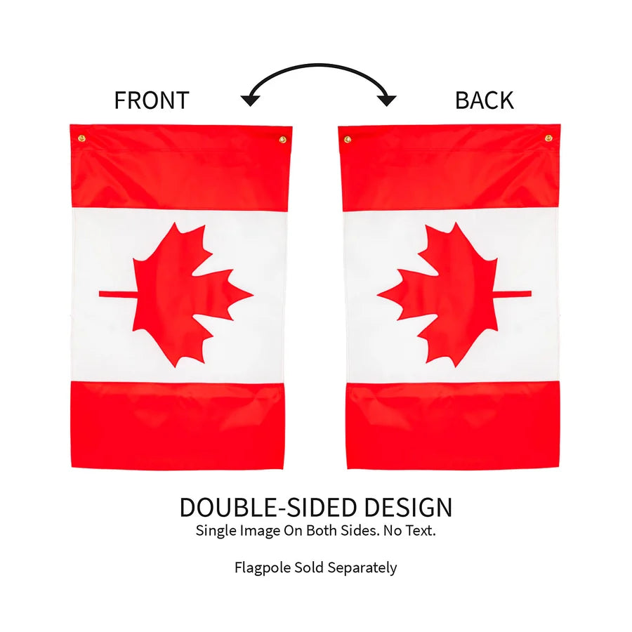 Evergreen Canada Applique House Flag