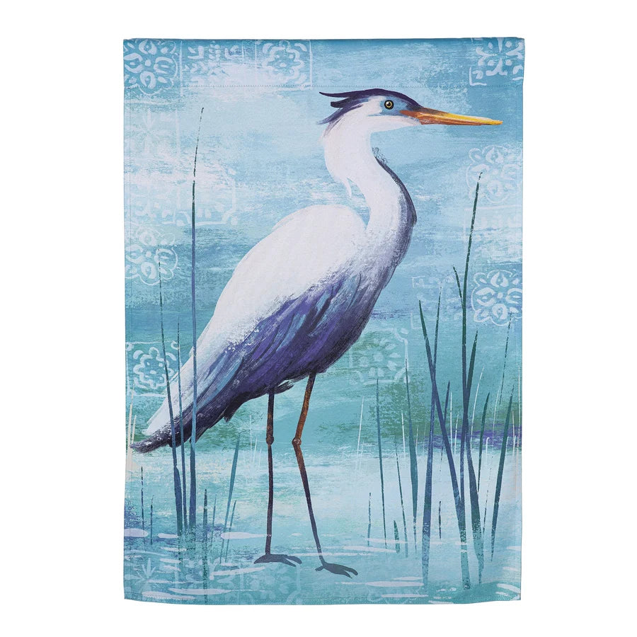 Evergreen Blue Heron Reversible House Flag