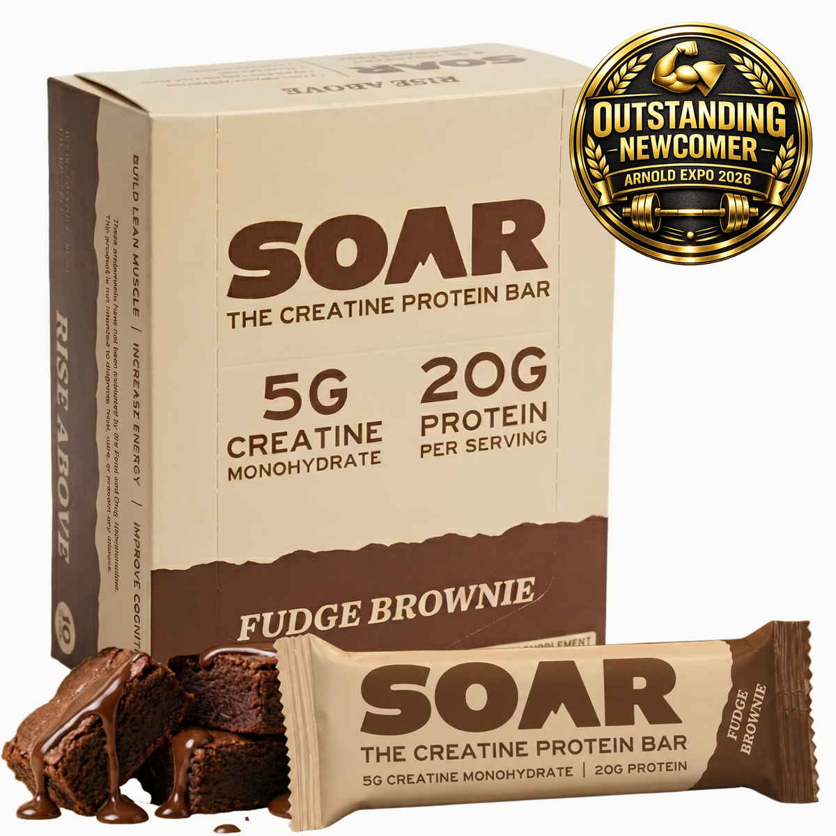 The Creatine Protein Bar - Fudge Brownie