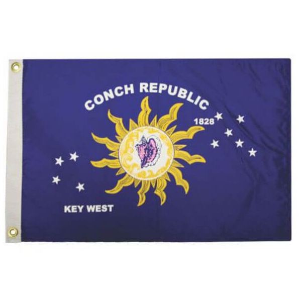 Flappin Flags Conch Republic Boat Flag