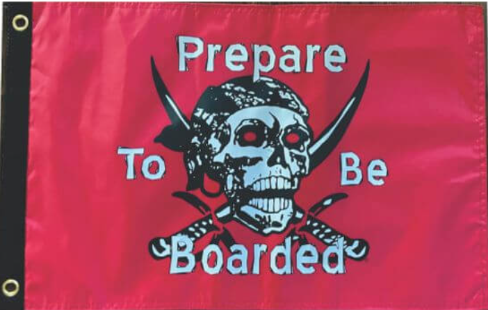 Flappin Flags Pirate Heads 12"x18" Flags