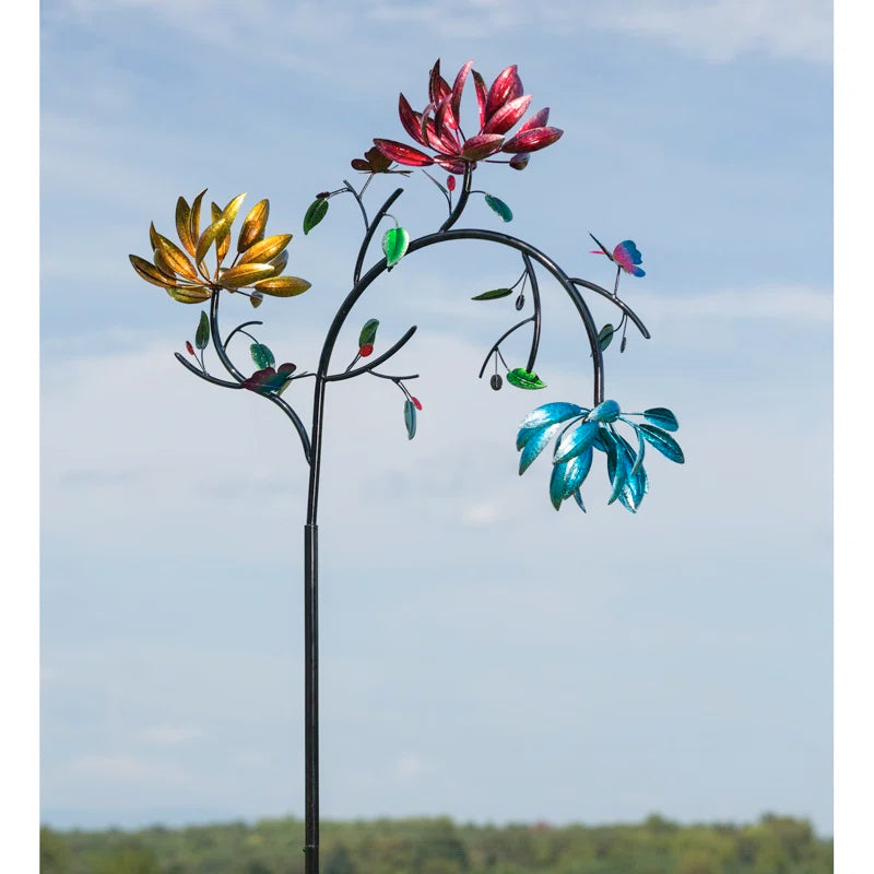 Spinner Flowers 91"H