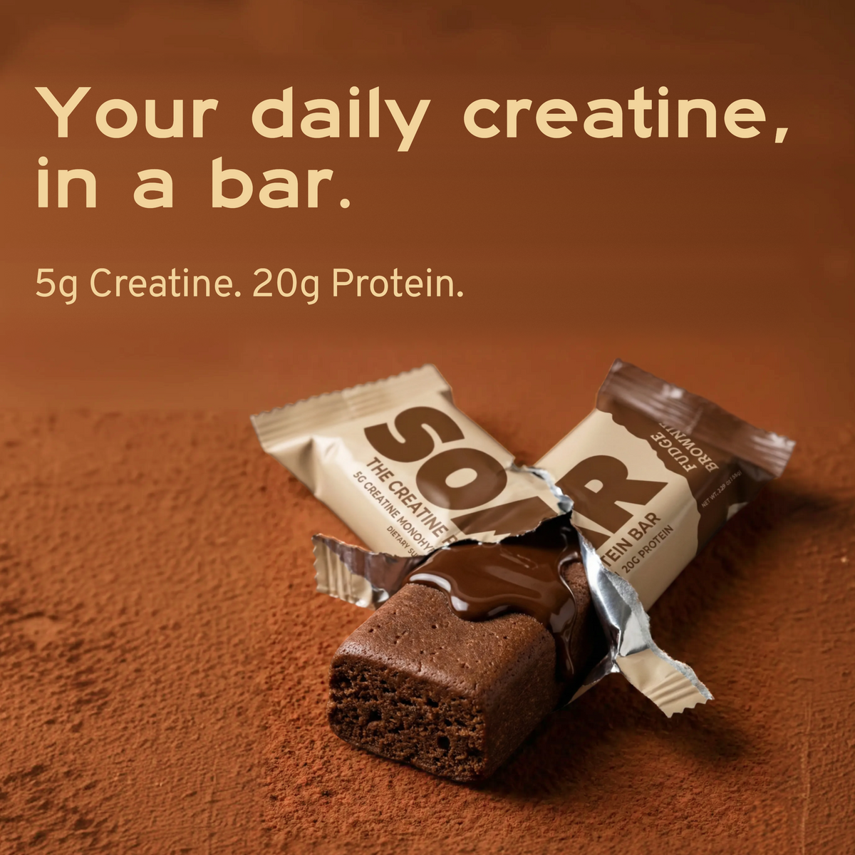 The Creatine Protein Bar - Fudge Brownie
