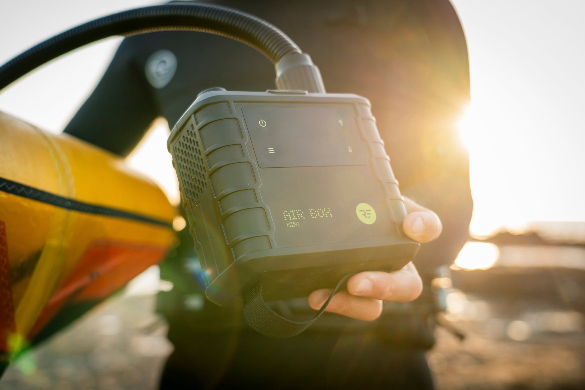 Ride Engine Air Box Mini Electric Pump