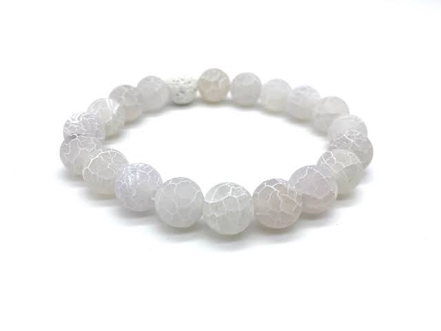 Charming Shark Cracked Agate Bracelet
