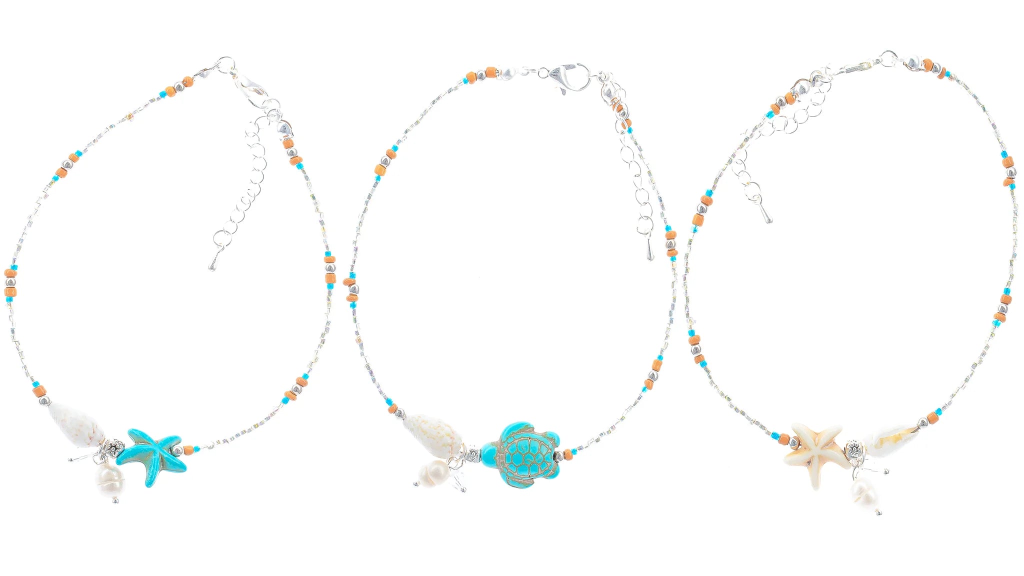 Charming Shark Beach Goddess Anklet