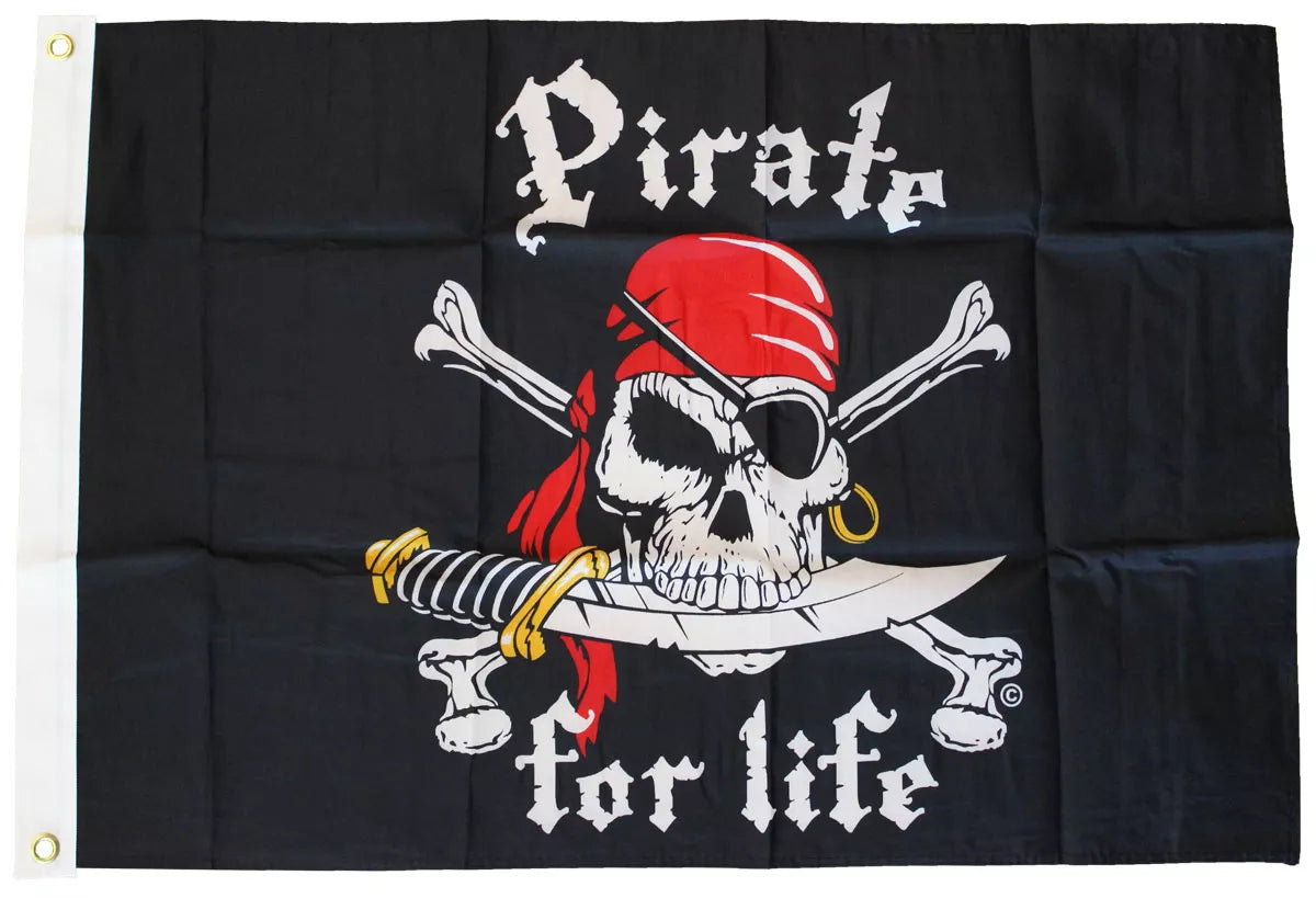 Flappin Flags Pirate Heads 12"x18" Flags
