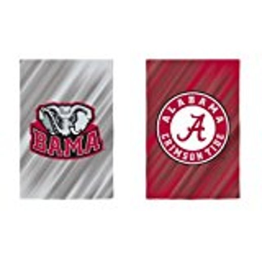 Evergreen Collegiate Decorative Suede Garden Flag - University of Alabama